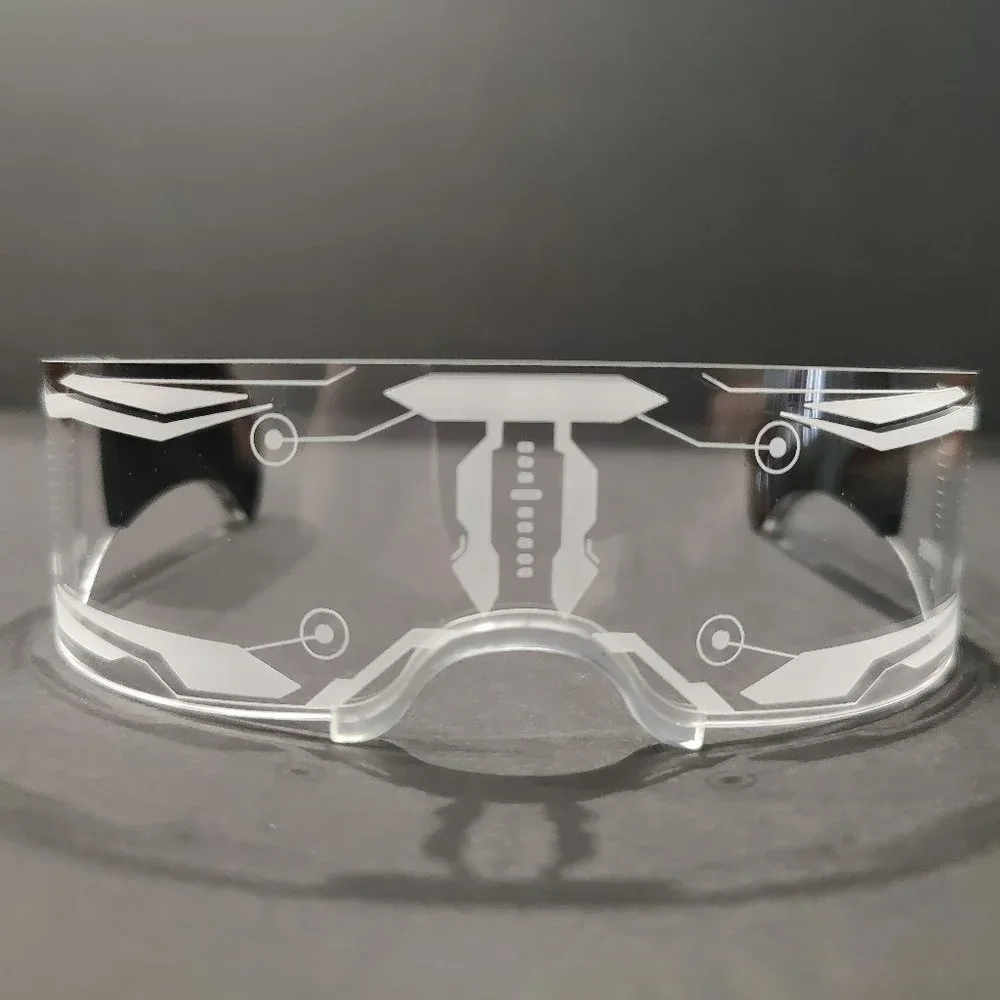 Cyberpunk LED Glasses | Futuristic Fashion Goggle | Rave Festival Accessories